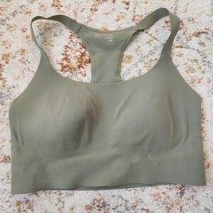 NEW Aerie Olive Green Seamless Sports Bra